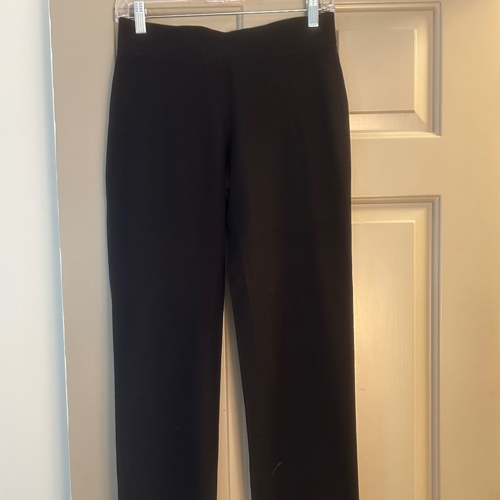 Eileen Fisher Black Knit Pants Size Petite